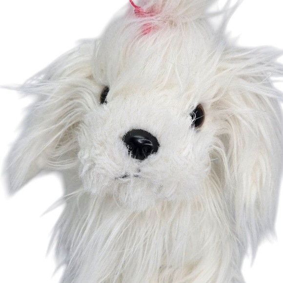 Battat Yorkie Yorkshire Terrier Puppy Dog White Stuffed Animal Plush Toy 9" - Picture 2 of 8